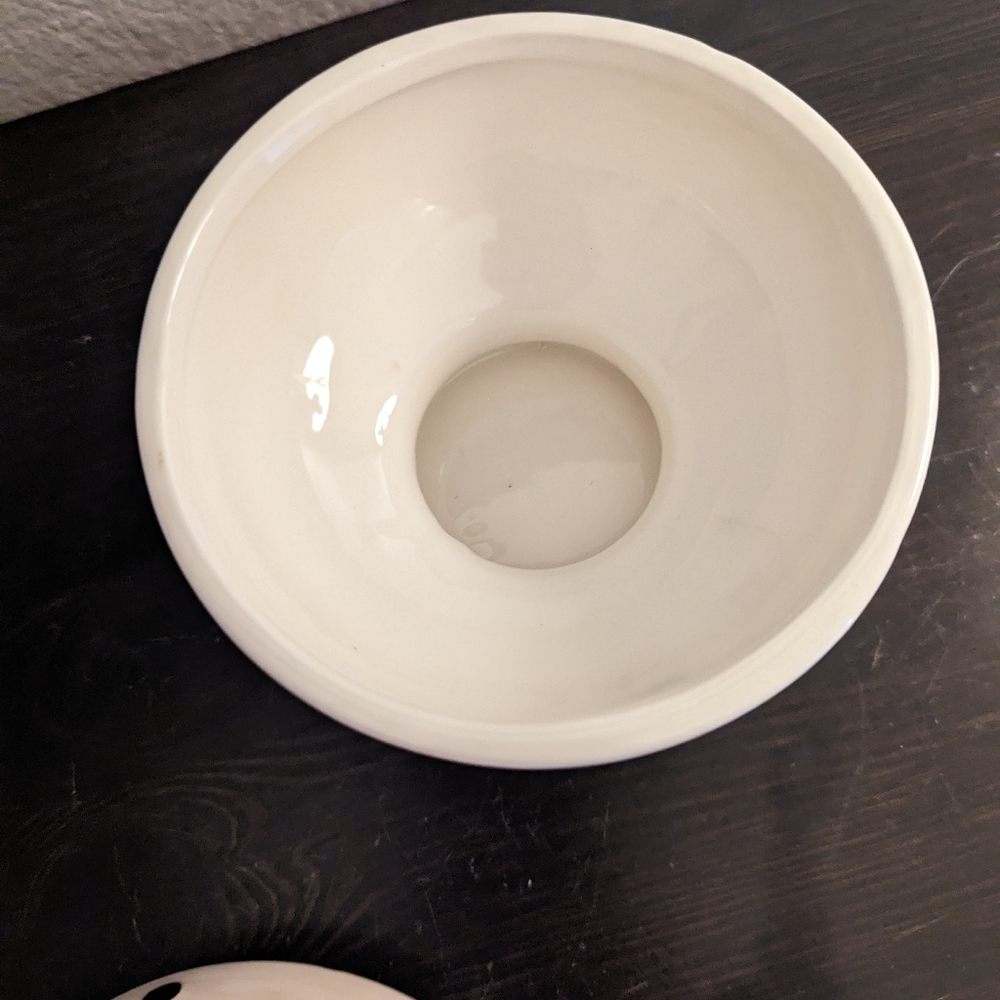 Johanna Parker Snowman Candy Dish Holiday Decor Winter Christmas - Picture 4 of 5